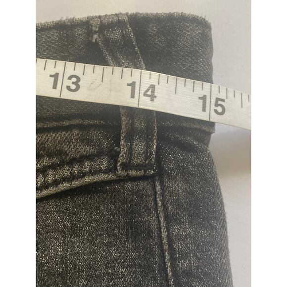 Anthropologie PILCRO Black Studded Denim High Rise Slim Jeans Women's Size 26 - Picture 7 of 10